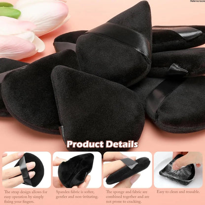 Triangle Makeup Puff Set for Powder & Foundation