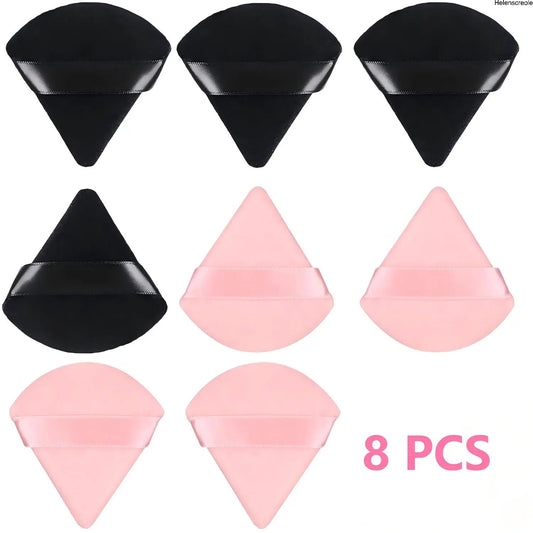 Triangle Makeup Puff Set for Powder & Foundation