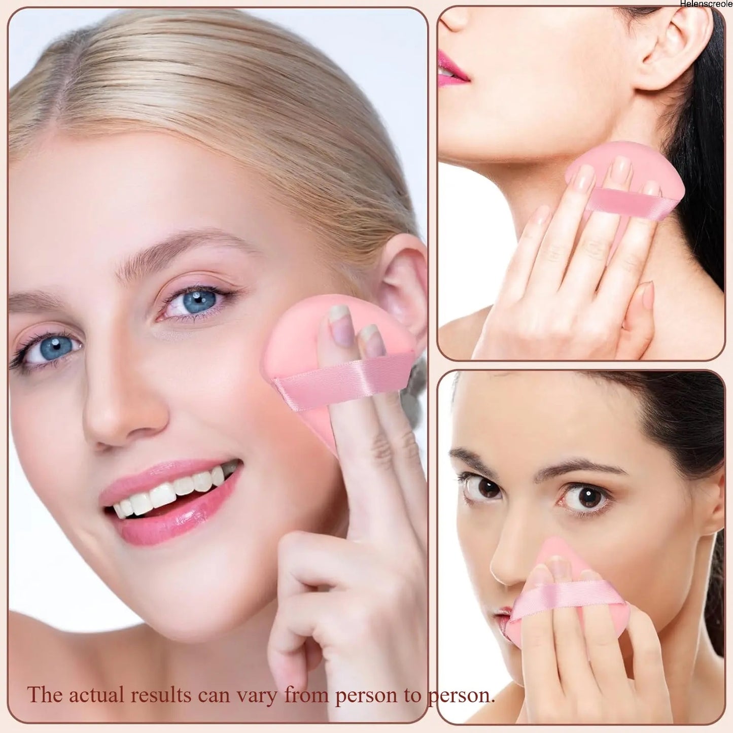 Triangle Makeup Puff Set for Powder & Foundation